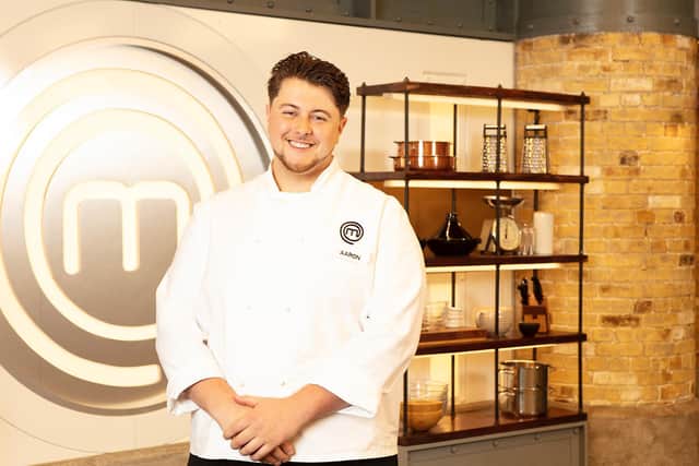 Winslow's Aaron Middleton has made it through to Finals Week of Masterchef: The Professionals which airs over three evenings on BBC 1 next week (Dec14-16)