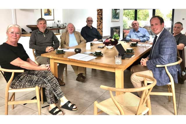 Members of The Buckingham Society meeting with local MP Greg Smith this summer