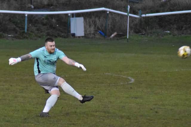 Aylesbury Vale Dynamos goalkeeper Dan McAteer