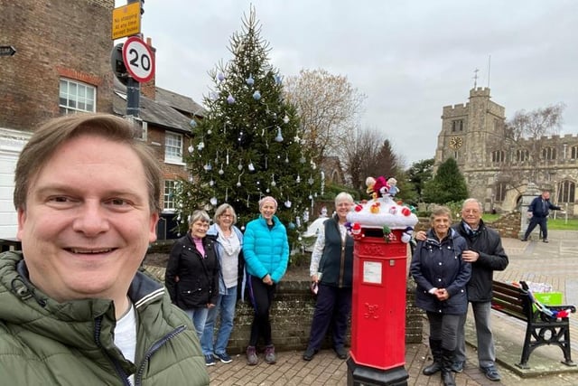 Have you seen the festive creations in Tring?