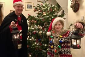 Reverend Doug Zimmerman, vicar of St. Mary’s, and his daughter Caroline