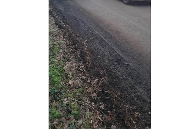 Damage to the verges in Steeple Claydon