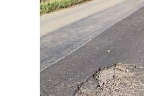 Mud on the road in Steeple Claydon