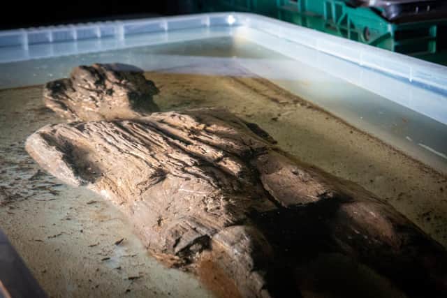 The incredible find is being preserved by York Archaeology