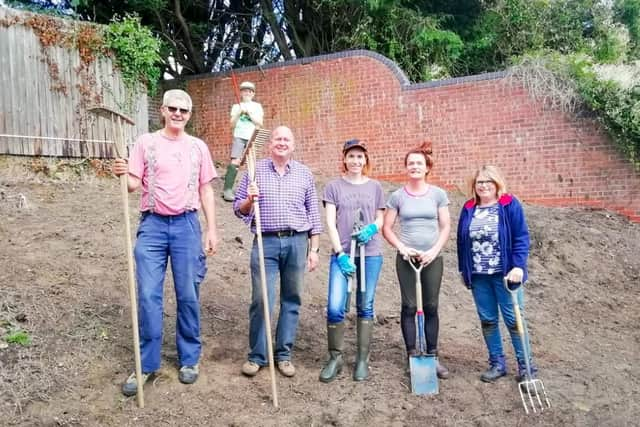 Verge seeding with the Whitchurch Wildlife and Environment Group