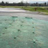 Residents are unhappy at the removal of children's play equipment at Helicopter Park in Wendover