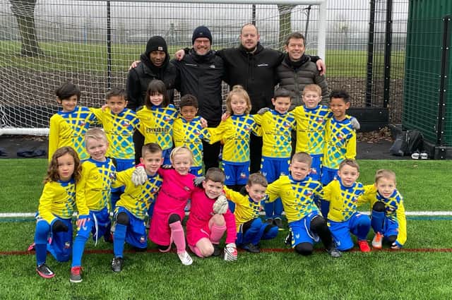 Aylesebury Vale Dynamos Under 7s played their first ever games at the weekend