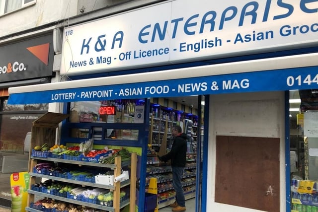 K & A Enterprise on South Road, Haywards Heath, offers tofu, pulses, fresh fruit, vegetables and herbs. Picture: Haywards Heath Town Council.