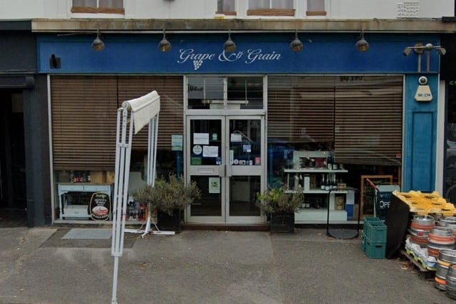 Grape and Grain on the Broadway, Haywards Heath, offers vegan beers from local brewers, as well as wines, spirits, chocolate, olives, crackers, and other speciality foods. Many of their own Heathen ales are vegan too. Picture: Google Street View.