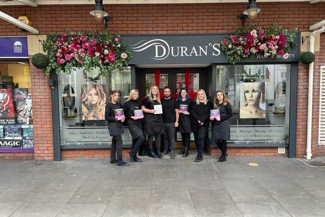 Ownership at Duran's hair studio is among the group that contacted the Herald