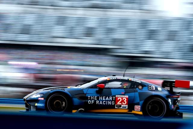 Ross Gunn's hopes of success at Daytona were thwarted when no 23 Aston Martin crashed out of race