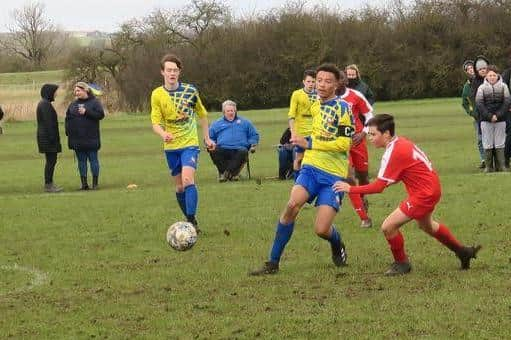 Semi-final action at Haywoods Way