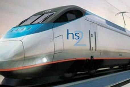 An artist's impression of future HS2 transport