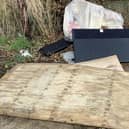 Flytipped rubbish