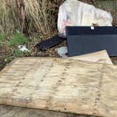 Flytipped rubbish