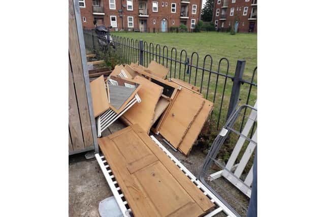 Fly-tipped rubbish in Aylesbury