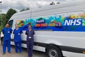 The Health on the Move van