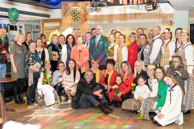 Peterborough's Lithuanian community celebrate State Restoration Day. Photo: Vitale Soul Photography.