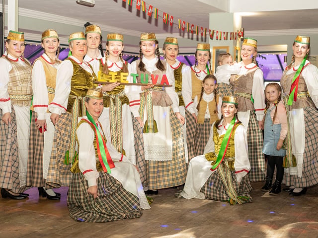 Peterborough's Lithuanian community celebrate State Restoration Day. Photo: Vitale Soul Photography.