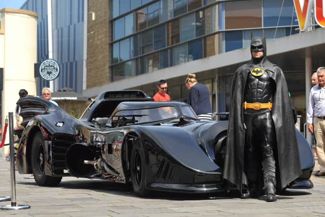The iconic Batmobile is winging its way to Aylesbury