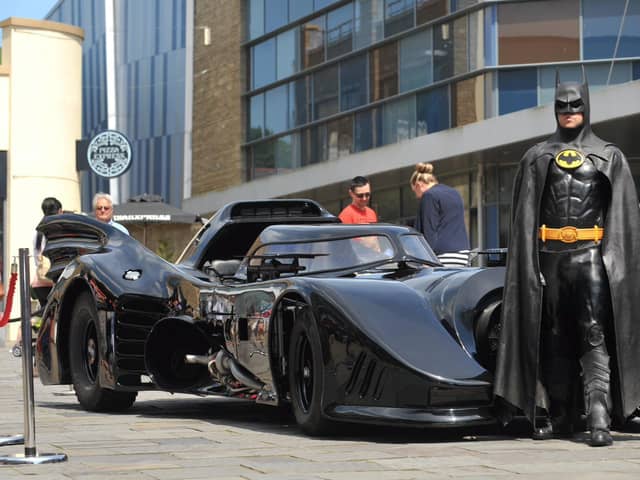 The iconic Batmobile is winging its way to Aylesbury