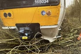 Chiltern Railways debris on track