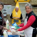 Members of the Buckingham Fairtrade Steering Group at the 2019 Big Brew at the Old Gaol