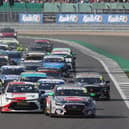 Tom Ingram leading the pack at Silverstone last year