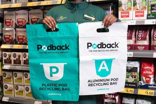 The podback bags that will soon be available to customers