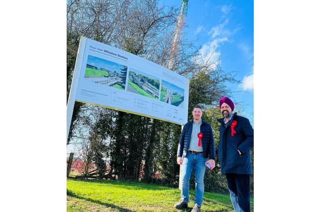 Mark Brown, left, and Tan Dhesi