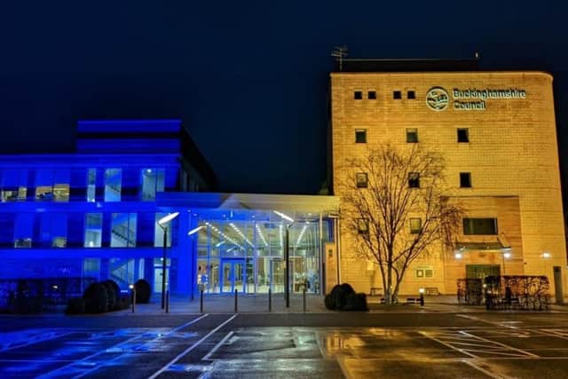 Bucks Council building at the Gateway in Aylesbury