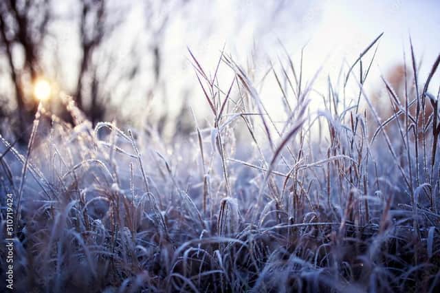 Temperatures are expected to be below average but a high pressure system approaches.