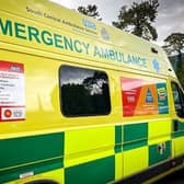 South Central Ambulance Service sent five ambulance crews and an air ambulance