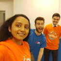 Nilany and her team, photo from Metro Bank