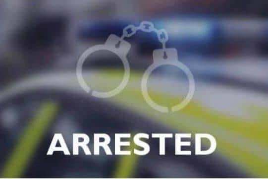 He was arrested yesterday afternoon