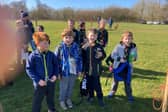 The 1st Winslow Cub Scouts, who achieved the quickest time
