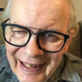 Stuart Taylor who is learning to walk again to help fight cancer
