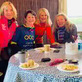 Riders celebrated Claydon Cycling Club's second birthday with a ride to Stratton Audley Barn
