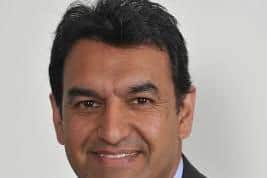 Councillor Zahir Mohammed planted a cherry tree next to the River Wye in Wycombe last Friday, (11/3)