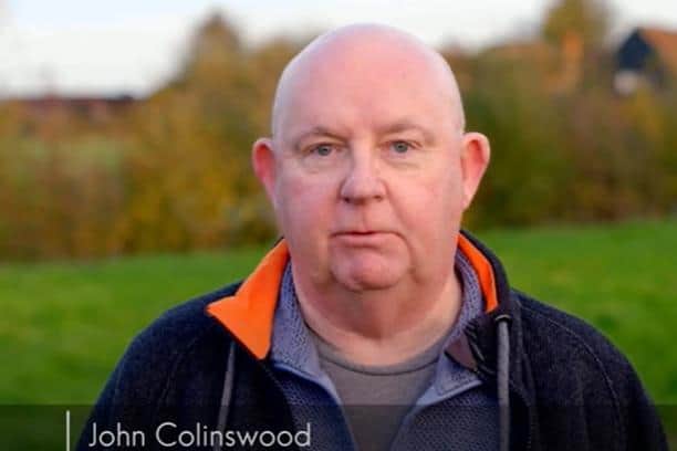 Charity founder, John Colinswood