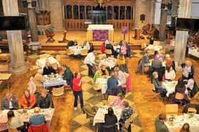 The afternoon tea at Buckingham Parish Church