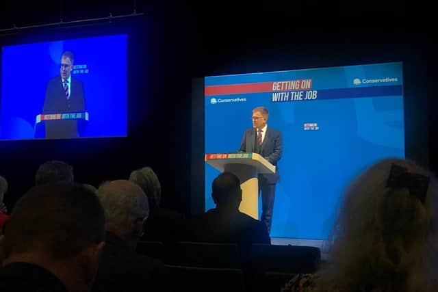 Warren Whyte speaking at the Conservative Spring Conference