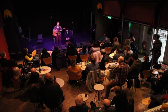 A previous open mic night at the Limelight Stage