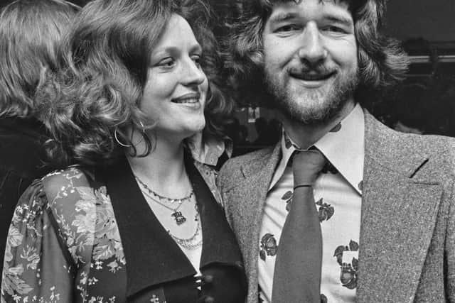 English playwright and composer Willy Russell (right) with Scottish singer Barbara Dickson who starred in his production Blood Brothers (photo: Getty Images)