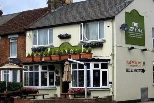 The Hop Pole has a nice sun trap courtyard out front, and a selection of fantastic ales.