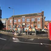 British Gas workers striking in Aylesbury earlier this year