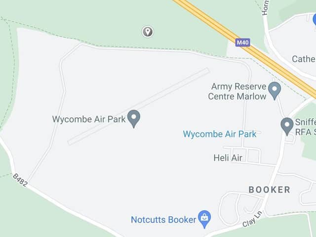 The site of the crash