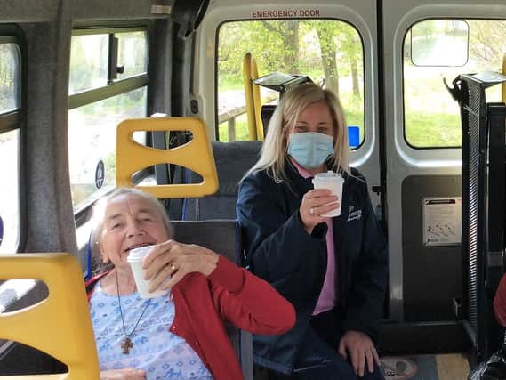 Residents were loving their first trip out since the pandemic began