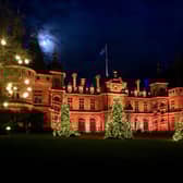 Waddesdon at night
