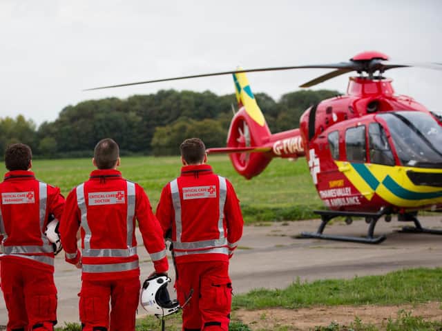 Thames Valley Air Ambulance was called out 92 times to incidents in Buckinghamshire during April 2021